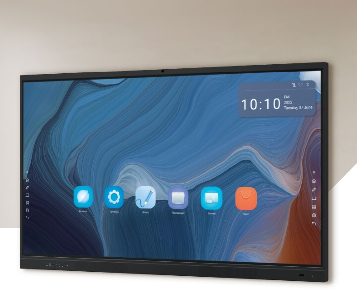 Interactive Flat Panel Background